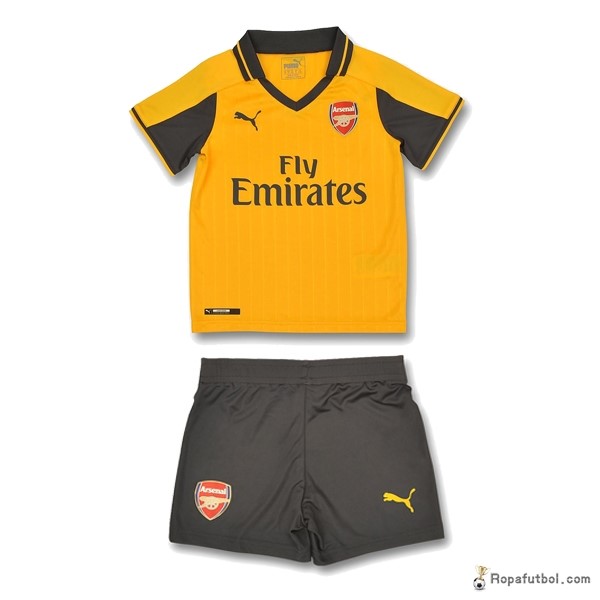 Camiseta Arsenal Replica Segunda Ropa Niños 2016/17 Amarillo